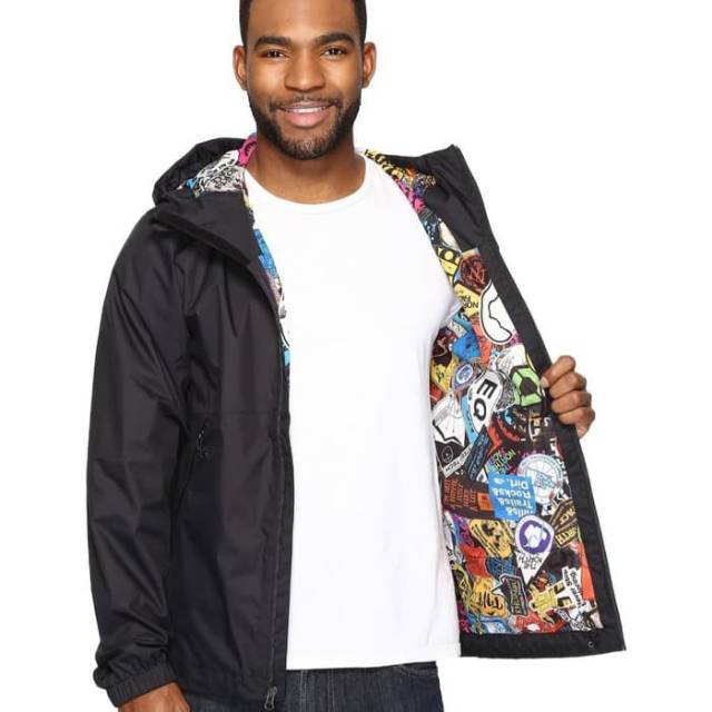 the north face millerton sticker bomb jacket