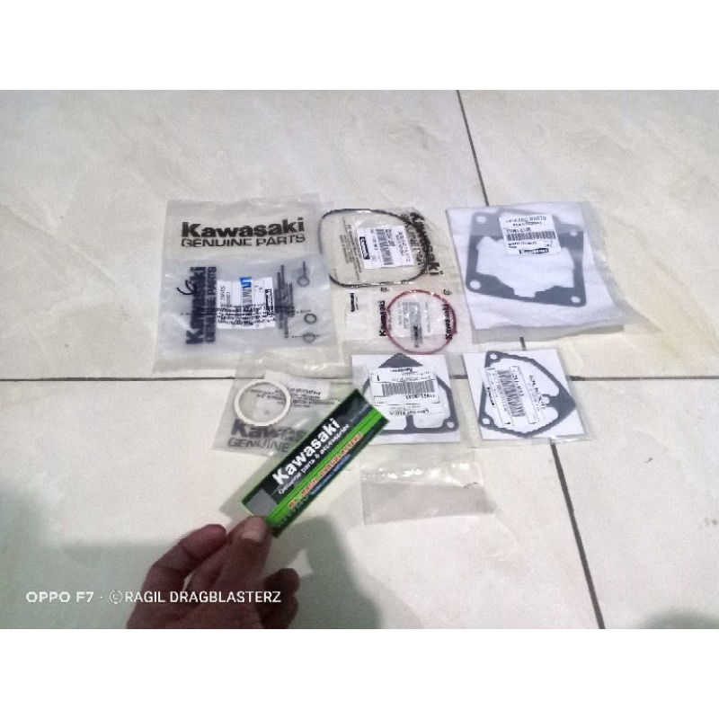 Paking set blok atas top set ninja r ninja ss new ninja rr ninja rr old original Kawasaki