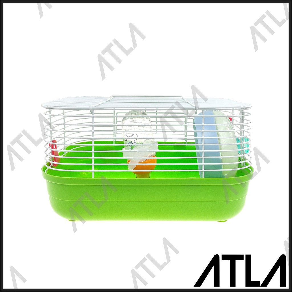 Kandang Hamster Mini Warna Rumah Hewan Peliharaan Besi Kecil KH005-1