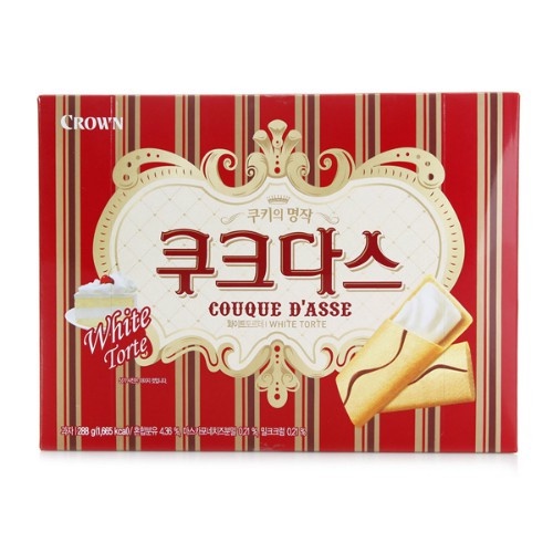 

Terbaru - Makanan Korea/Korean Food/Snack Korea Import Crown Couque D'Asse Ori - Merah