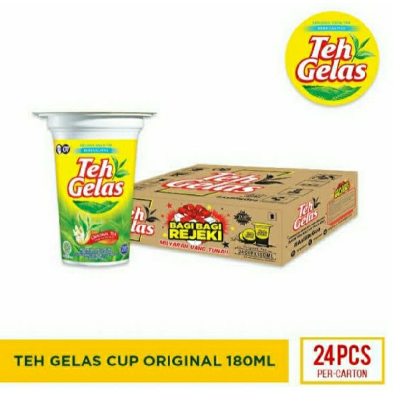

Teh Gelas Cup - ( 1 Dus = 24 pcs )