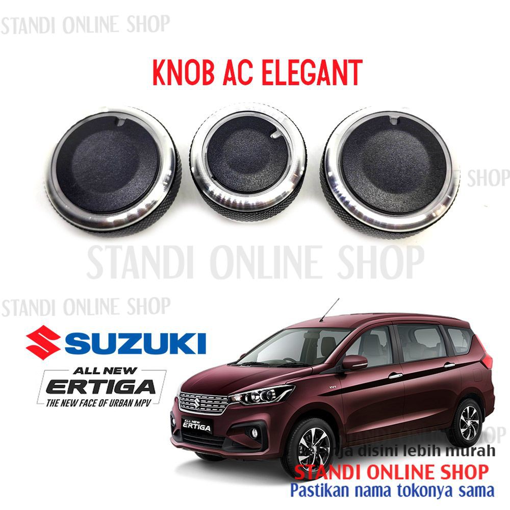 Knob AC Elegant Bundar Luxury Suzuki All New Ertiga Warna Hitam Murah