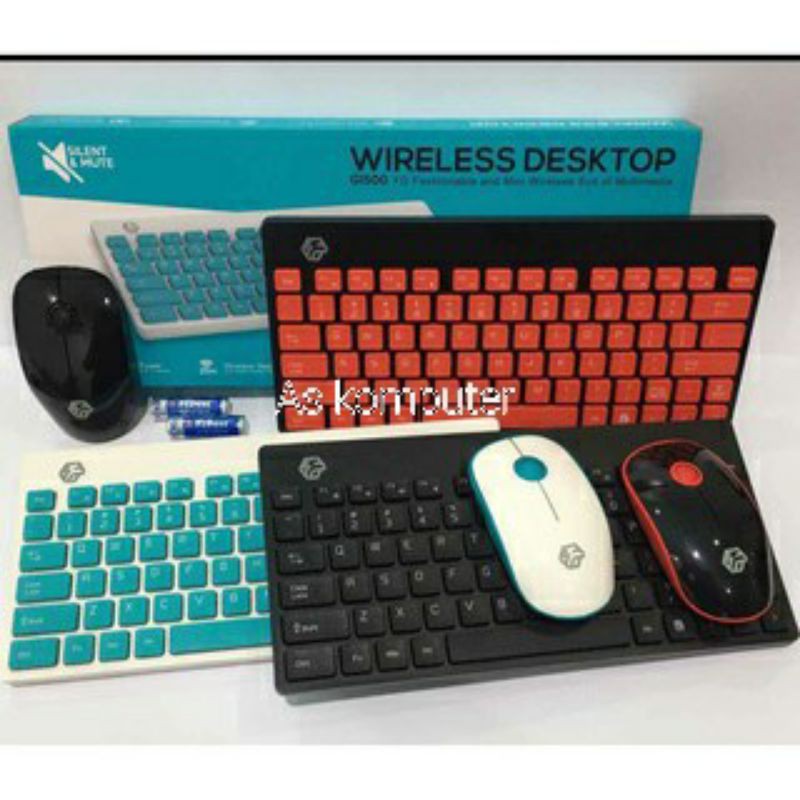 KEYBOARD MOUSE WIRELESS EYOTA COMBO MULTIMEDIA MINI &amp; SILENT G1500