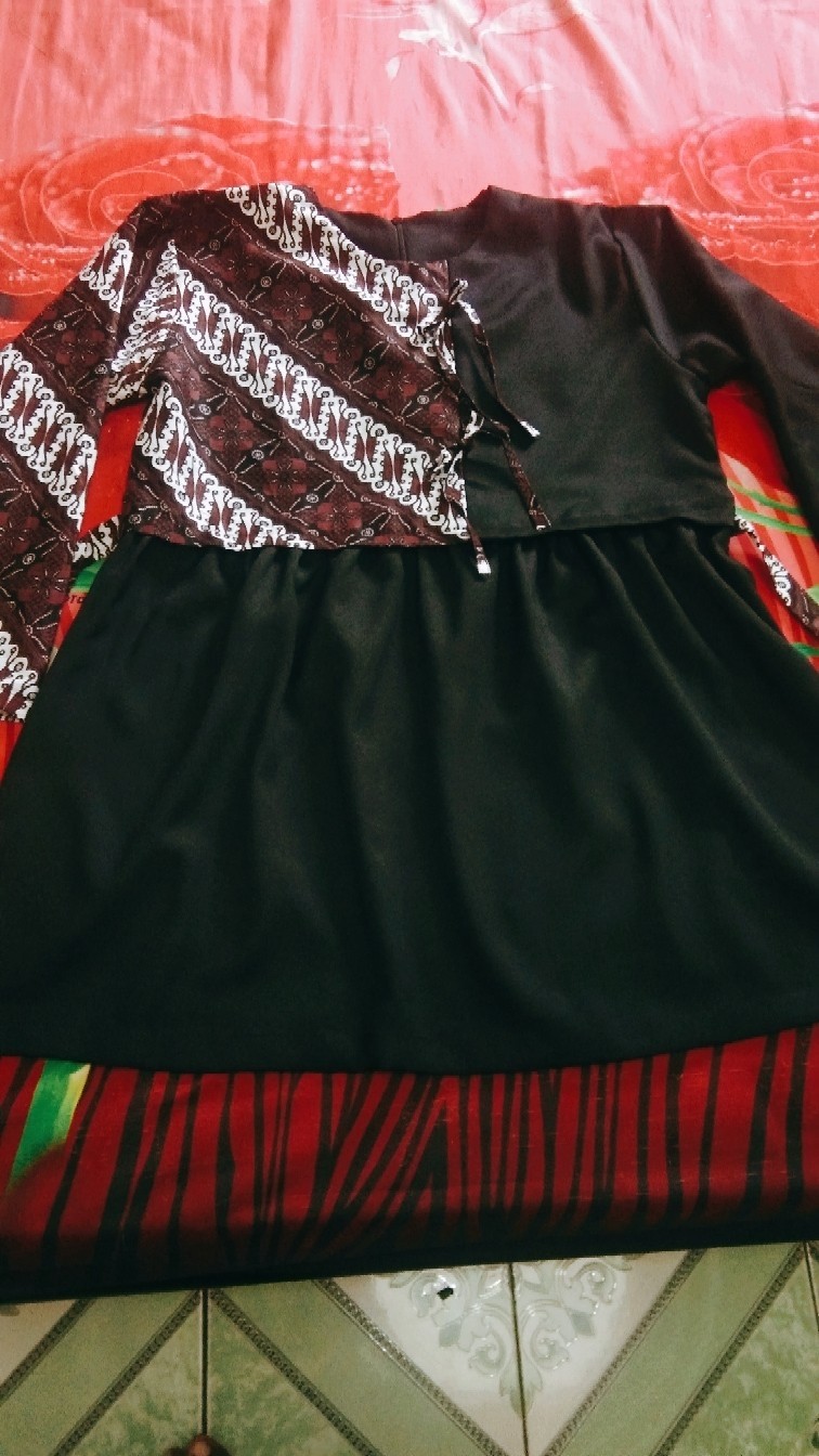 Batik Wanita Asj Sa Hrb026 Kenongo Kemeja Tosca Pendek