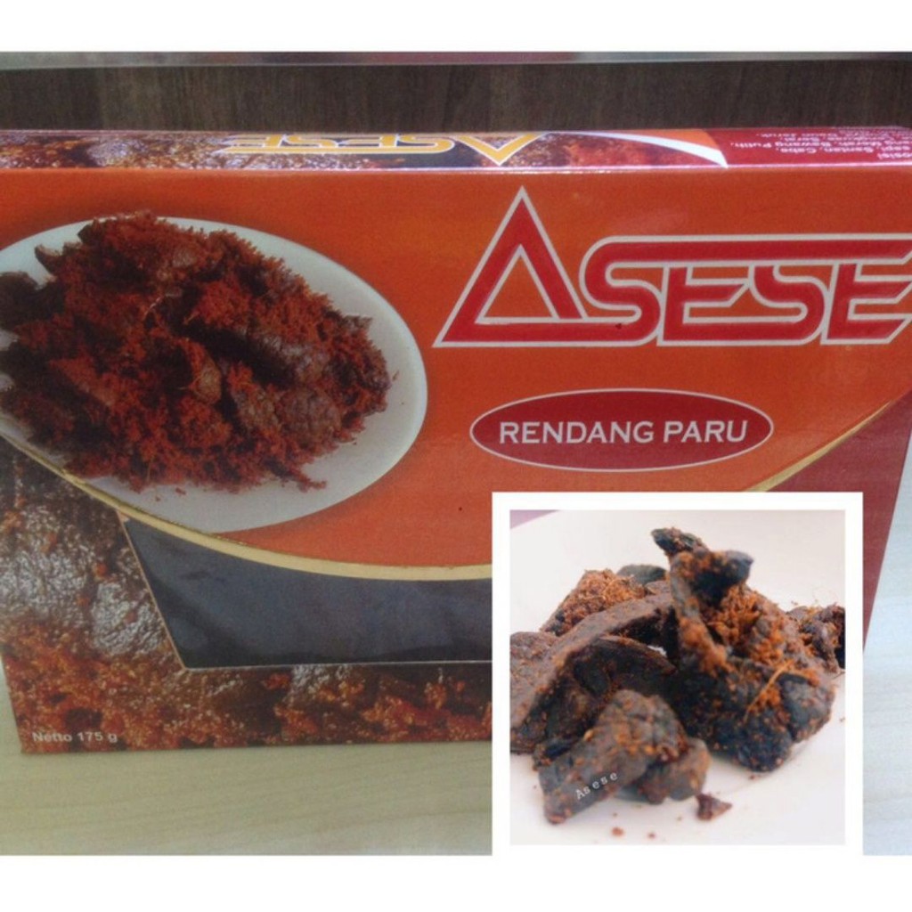 

Rendang paru kering 175 gr asese