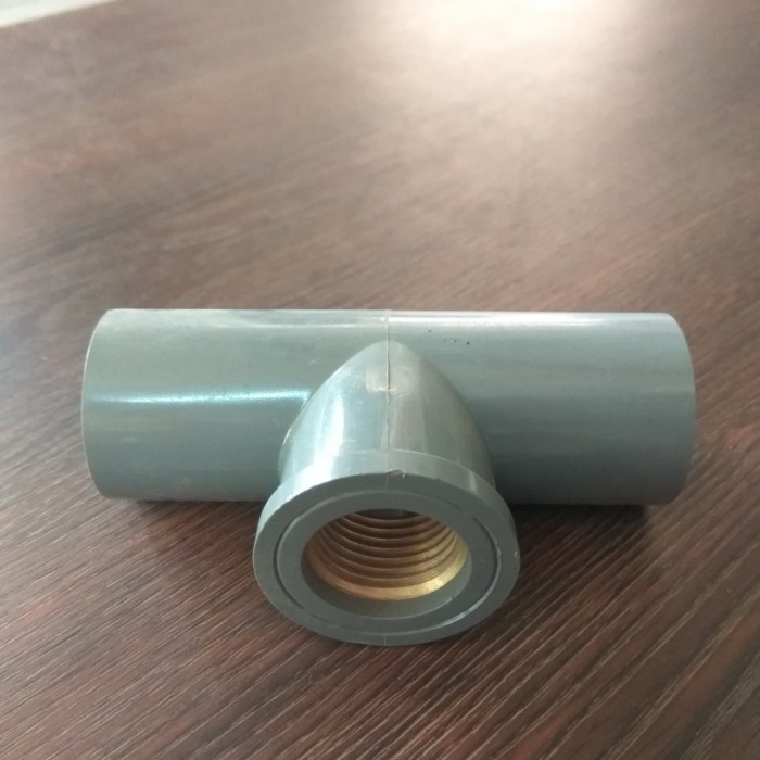 T drat kuningan 1/2 dalam - tee drat dalam 1/2"