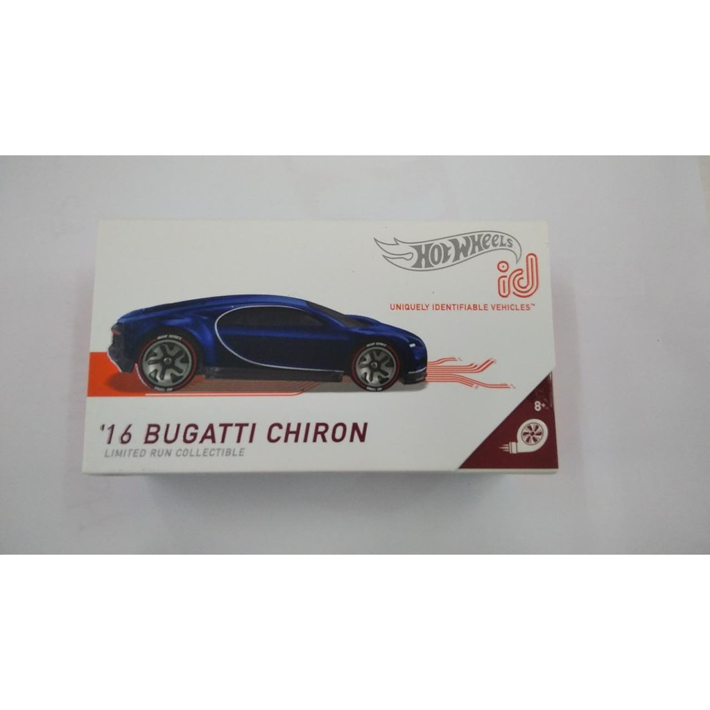 Diecast Hot Wheels HW ID 16 Bugatti Chiron Hotwheels Limited Run Collectible Mobil Mainan Anak Hobi