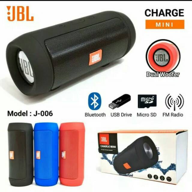Speaker Bluetooth JBL J006 Charge Mini JBL J006 TERMURAH 100% NEW