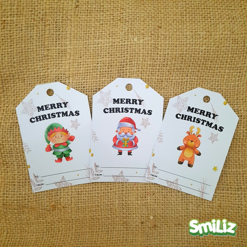 

Label Hang Tag |Kartu ucapan gantungan : Natal Christmas Lucu & Unik 3