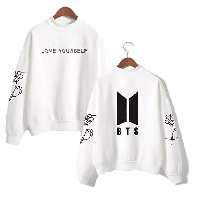 Sweater Bts Pria Wanita Outer Luaran Baju Korea Kpop Anak Anak Remaja Bulan77777