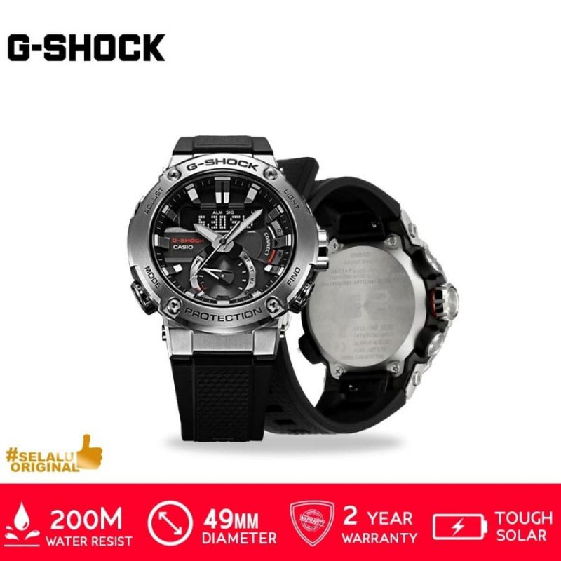 CASIO G-SHOCK GST-B200-1ADR / GST-B200-1ADR / GST-B200 ORIGINAL GARANSI RESMI 2TAHUN