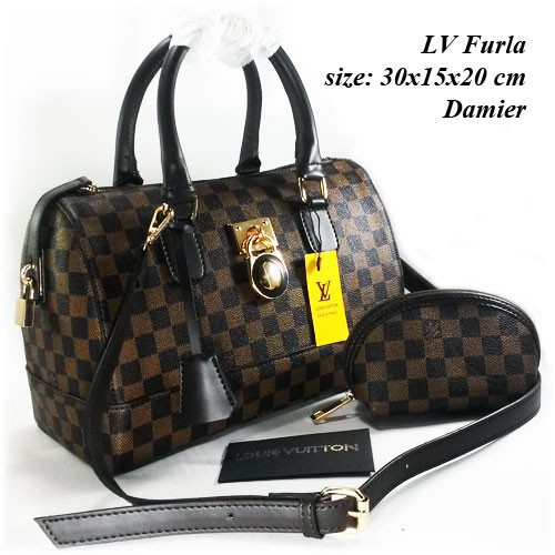 Tas Wanita-Tas LV Furrla Set Dompet Ukuran 30 cm - PC