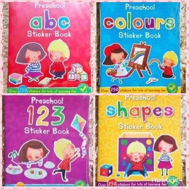 

PRESCHOOL STICKER BOOK OVER 250 STICKERS