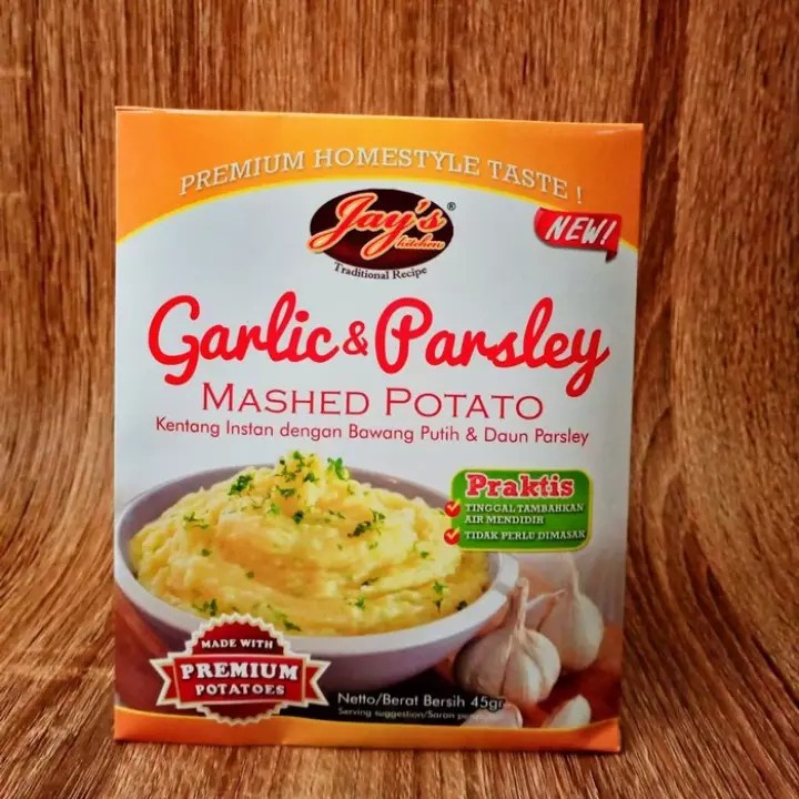 

jay's mashed potato garlic parsley tepung kentang 45gr