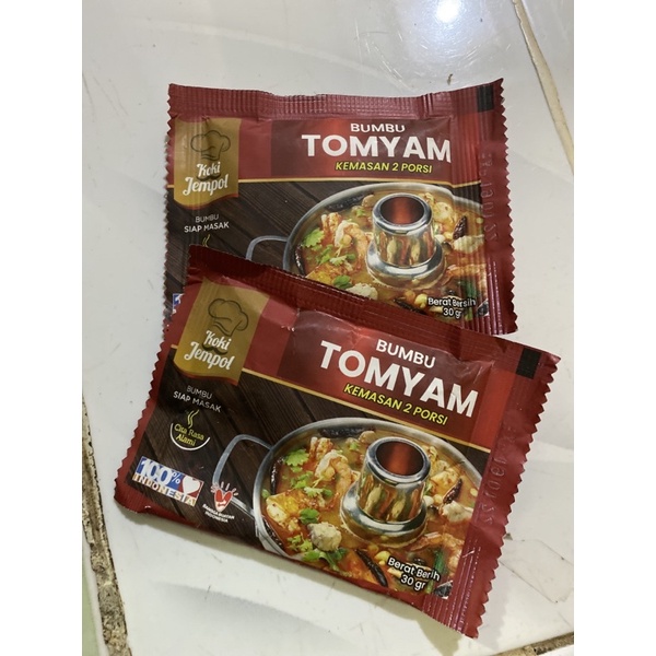 

Bumbu tomyam koki jempol 30gram / bumbu steamboat / bumbu suki
