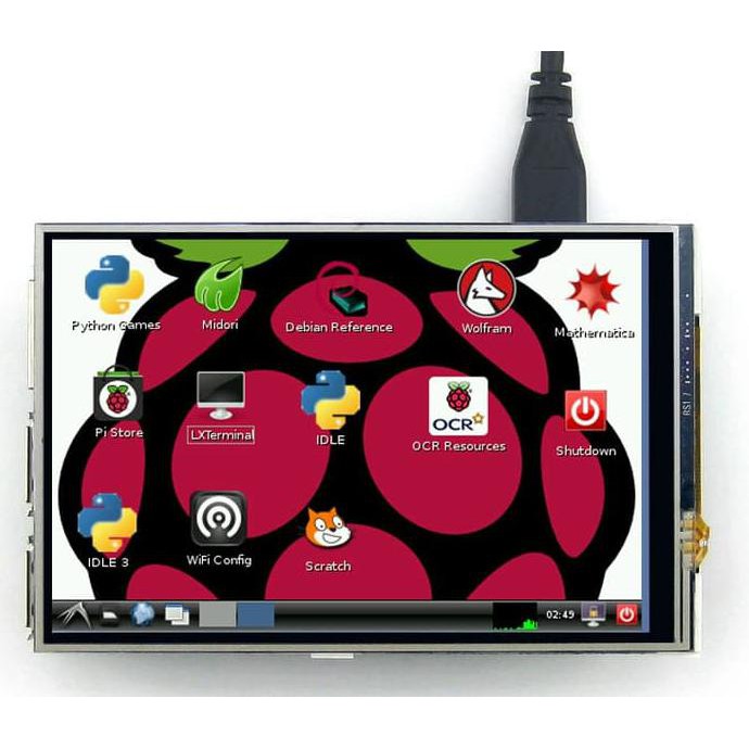 Buruan Beli.. Raspberry Pi 4 Inchi Lcd Ips Touchscreen