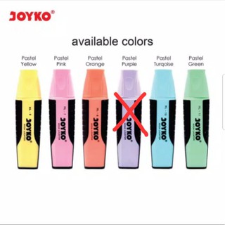 Joyko Highlighter HL-6-11 Warna Pastel Murah