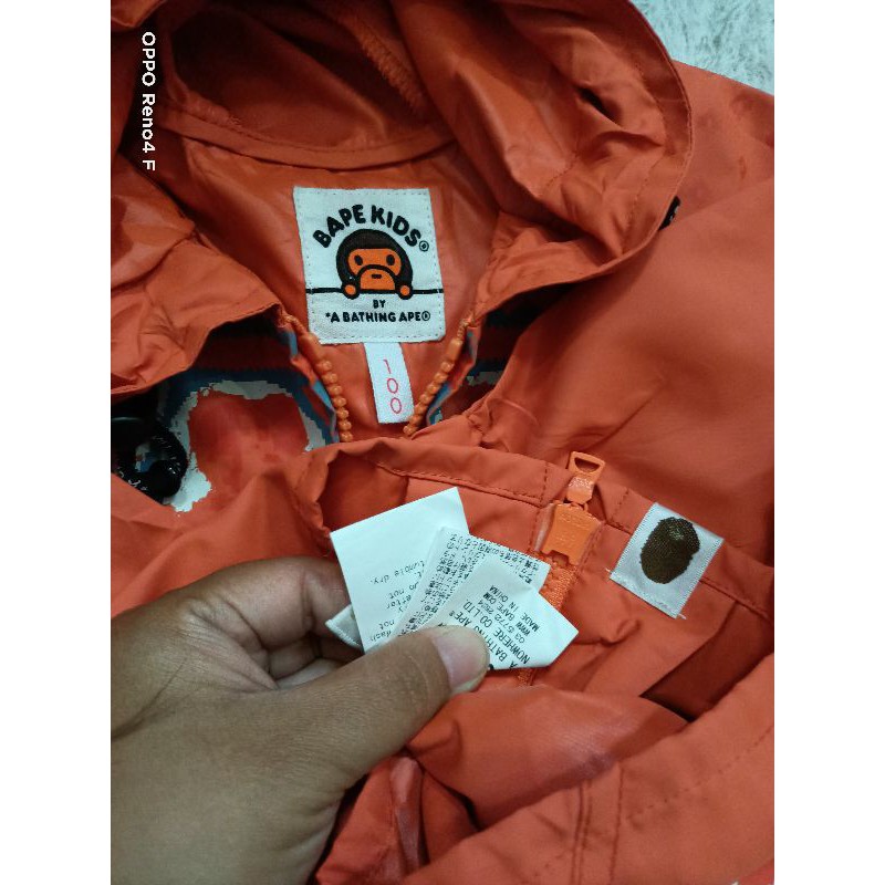 SPESIAL 7,7 Bape Kids Authentic Original Preloved Second