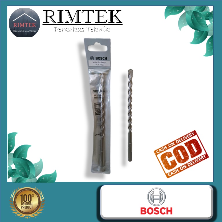 MATA BOR SDS 10 mm BOSCH Mata Bor Beton SDS BOSCH 10mm Mata Bor Tembok 10 mm Panjang