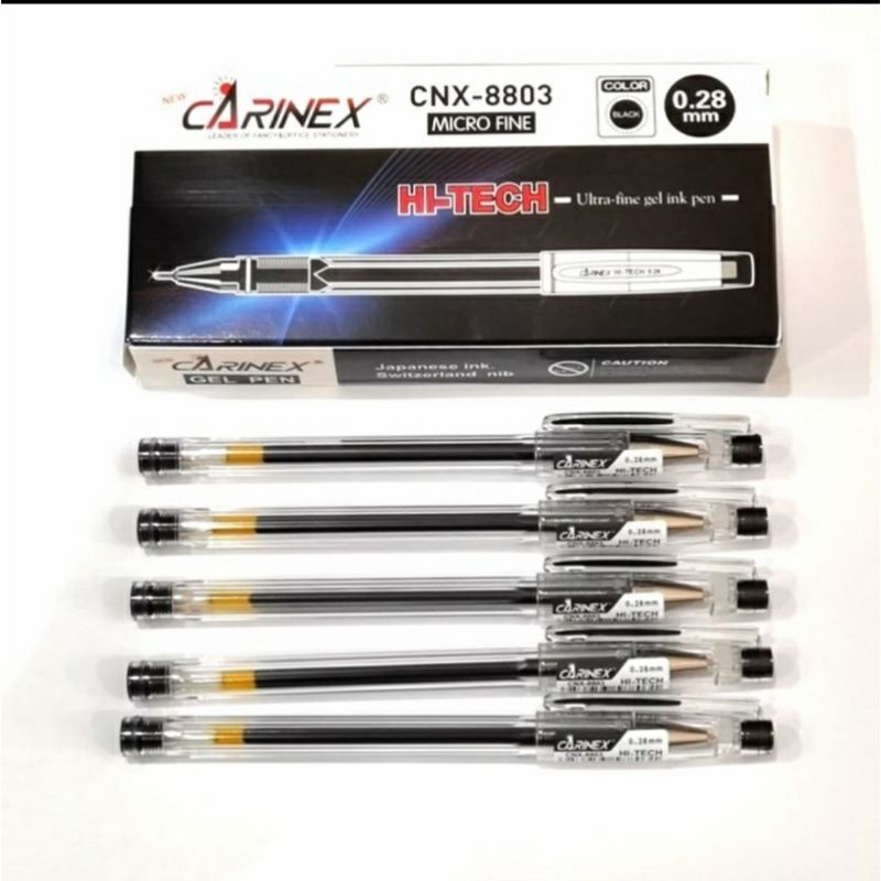 

Dck [1Pack] Pulpen Hi-Tech Carinex Hitam - Pulpen Hitech Hitam-Pulpen Hitec murah