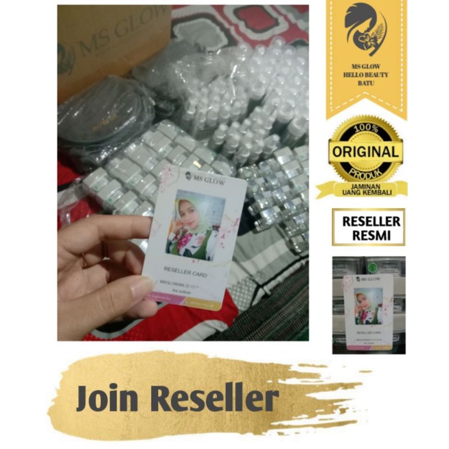 join reseller ms glow , Original Member Resmi kota Batu