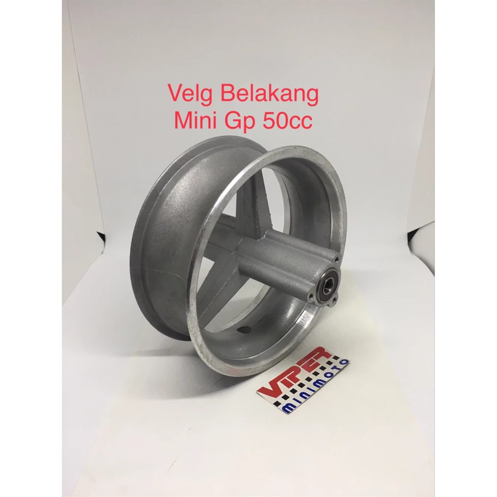 Velg Belakang Std 6.5 inch Mini Gp 50cc - Scooter - Goped