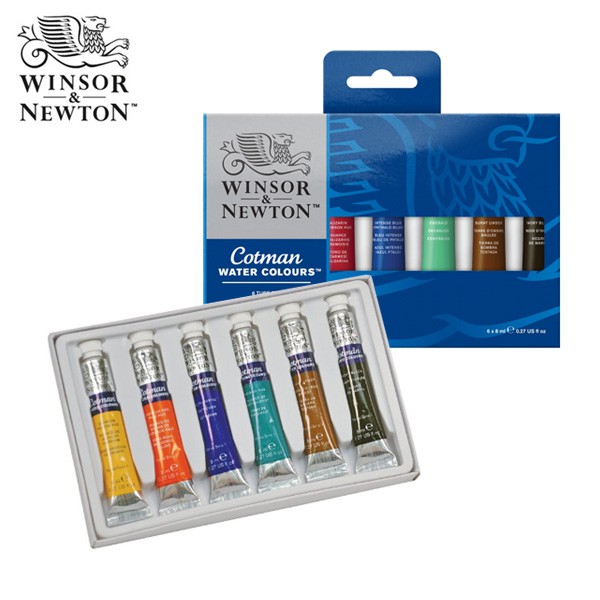 

Winsor & Newton Cotman Watercolours 6 Tube Set 8ml (Introductory)