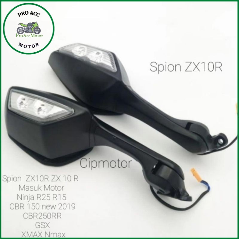 Paket Spion Zx10R motor XMAX 250 Dan Breket Dudukan Spion Serpo Xmax 250 pnp