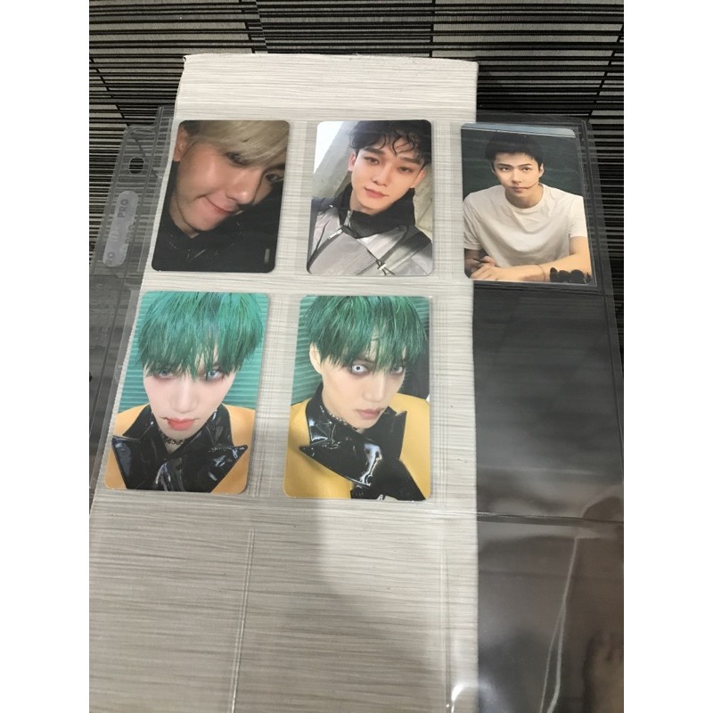OBSESSION photocard (Baekhyun, Chen, Sehun, Kai)