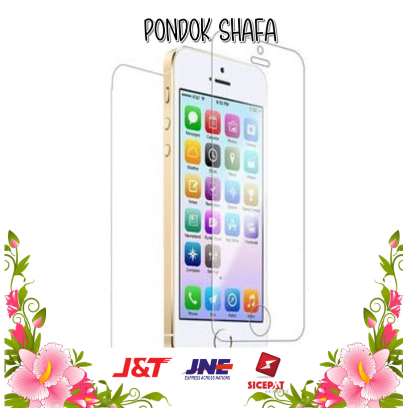 TemperedGlass / Tempered Glass Iphone 5/5G/5S Depan Belakang