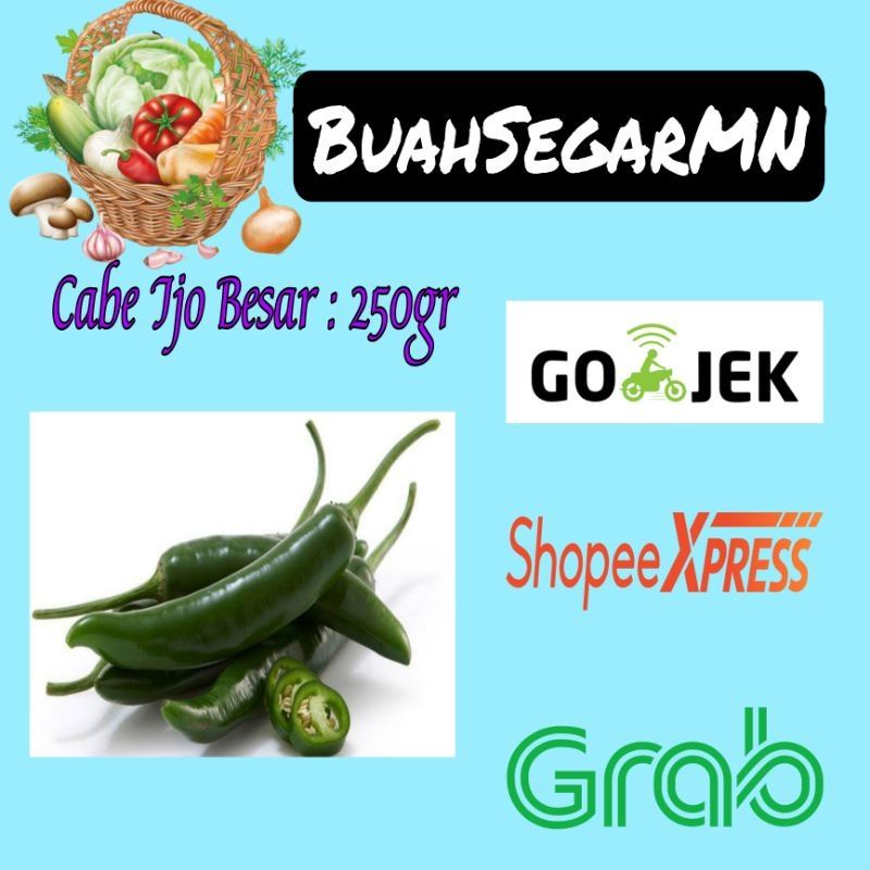 

Cabe Ijo Besar 250gr