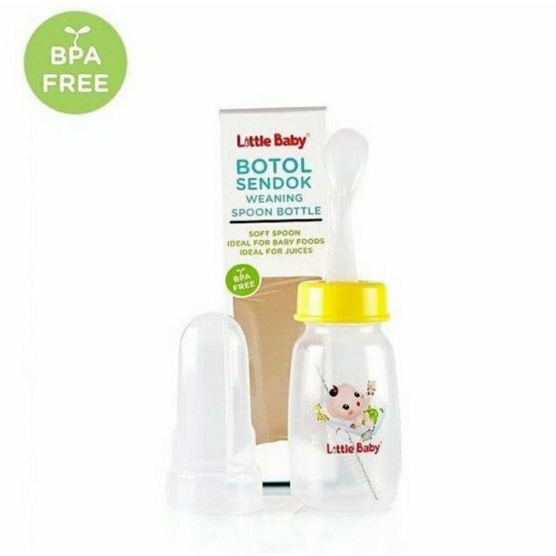 Little Baby Botol Sendok 120ml MPASI Bayi Bottle Spoon Makanan Bayi