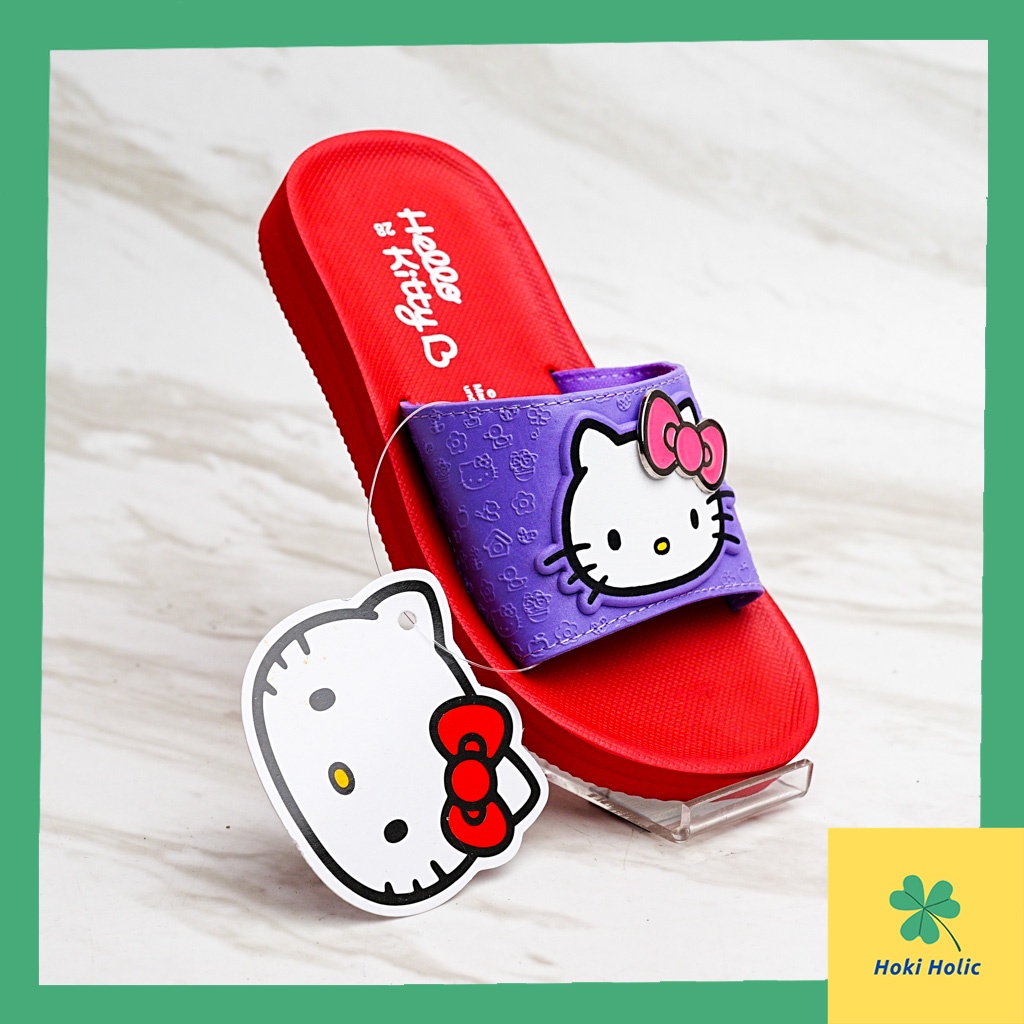 Ando Original Hello Kitty HK301 - Sandal Slide Anak Perempuan Sandal Fashion