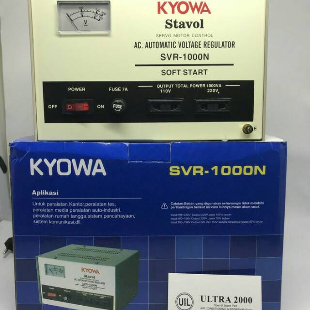 Stabilizer STAVOL 1000 Watt KYOWA / Stabilizer Otomatis 1000Watt KYOWA