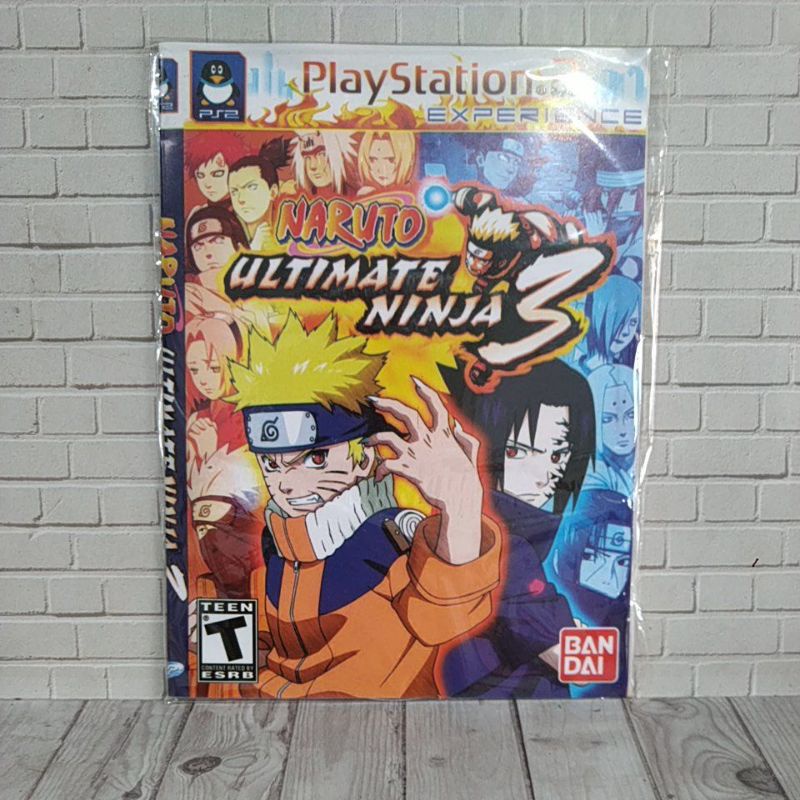 CD  KASET KOPAB PS2 NARUTO ULTIMATE Ninja 3