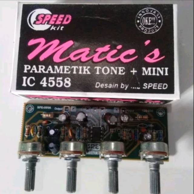 Tone control Parametrik Mono.