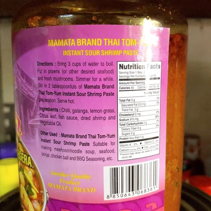 

TERBATAS - MAMATA BRAND THAI TOM YUM PASTE BUMBU TOMYUM 675GR