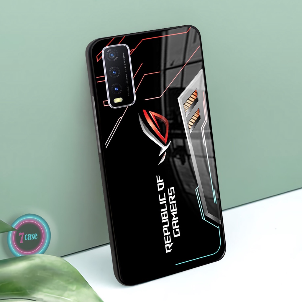 [SV12] Case Glossy Vivo Y12S Y20 Y20i Y20S Y20T | Casing Hp Kilau Motif Game ROG