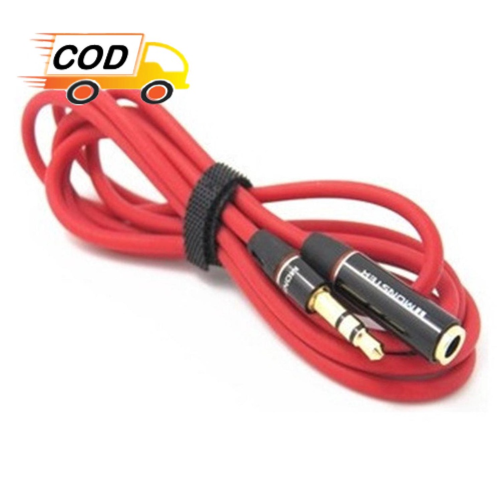 Kabel AUX HiFi Audio Perpanjangan Jack Headphone 3.5mm Male to Female Penyambung Ekstension Headset 