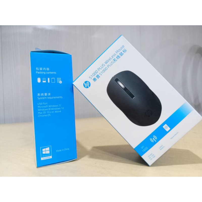 Mouse wireless Hp s1000 plus USB Optical 1600DPI/Hp WIRELESS