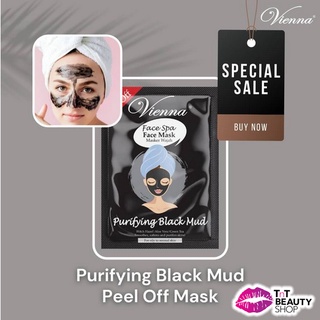 Image of thu nhỏ VIENNA Face Spa Peel Off Mask Purifying Black Mud 15ml Sachet - 1 Sachet #1