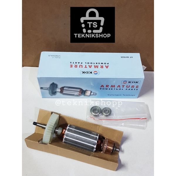 ARMATURE / ANGKER GERINDA HITACHI HIKOKI 4" G10SS KDK / ARMATURE GRENDA HITACHI HIKOKI 4INCH 4 INCI