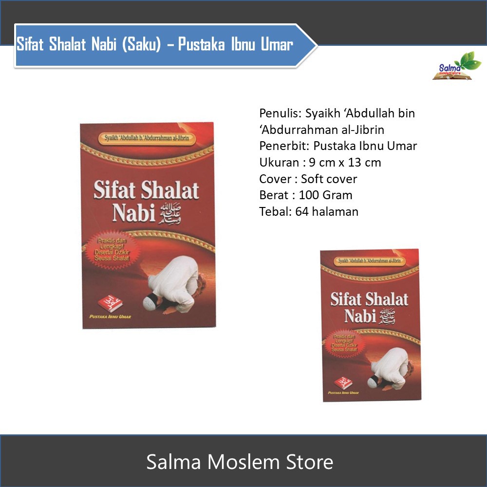 Buku Saku Sifat Shalat Nabi Pustaka Ibnu Umar Shopee Indonesia