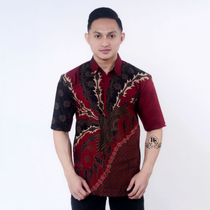 KEMEJA BATIK PRIA LENGAN PENDEK