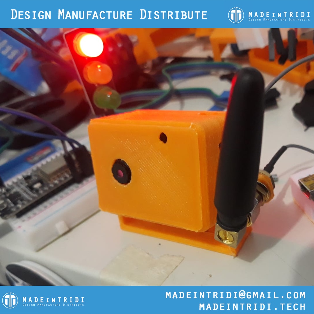 Madeintridi casing ESP32 Cam Case project iot esp-32 cam antenna