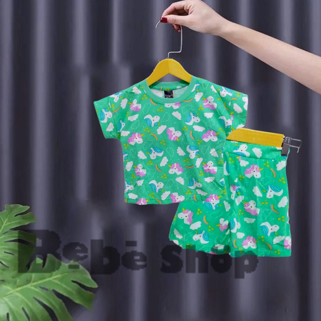 Setalan baju anak unicron bahan katun termurah usia0 sampai7tahun