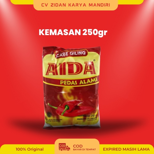 

CABE BUBUK MERK AIDA KEMASAN 250 GR