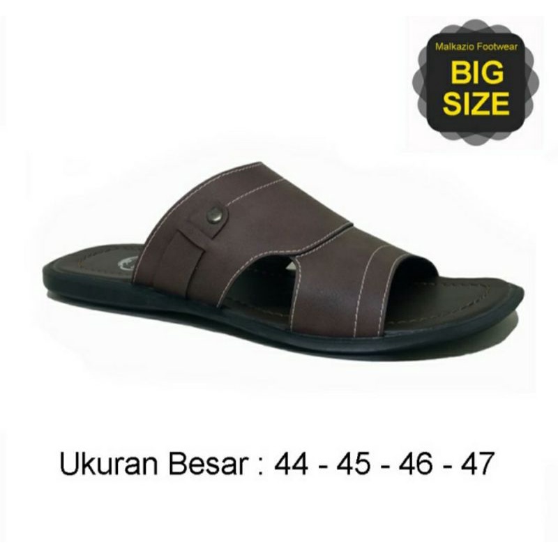 Sandal Pria BIG SIZE 44-45-46-47 Sendal Slide Pria Ukuran Besar Sandal Bapak Bapak Size Jumbo MZIO