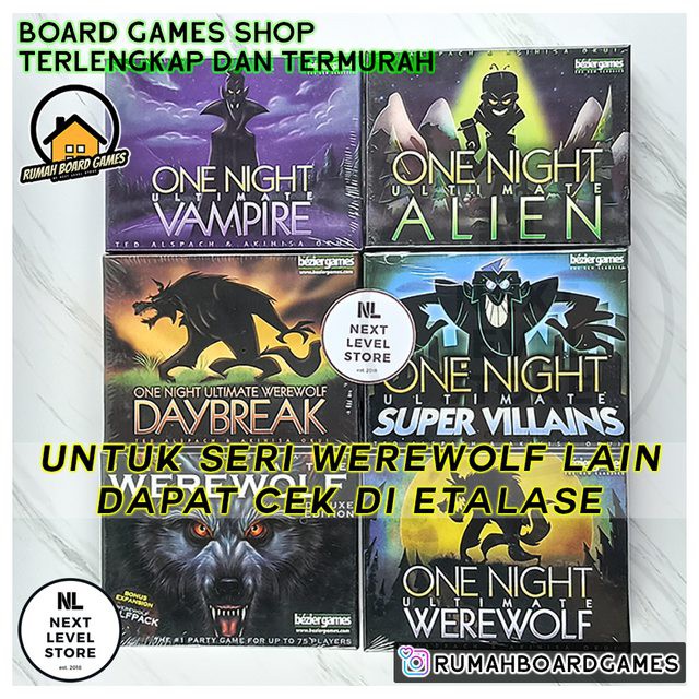 One Night Ultimate Werewolf Daybreak (2015) Board Games Card Games