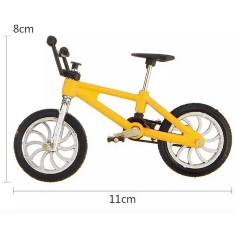 Mainan Sepeda Jari Diecast Miniatur Sepeda BMX Mini Finger board bicycle Fingers Game